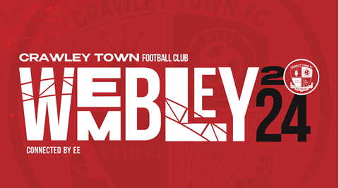 CRAWLEY AT WEMBLEY MERCHANDISE NOW AVAILABLE TO PRE ORDER!