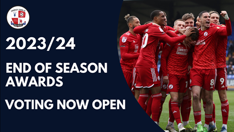VOTING OPEN FOR END OF SEASON AWARDS